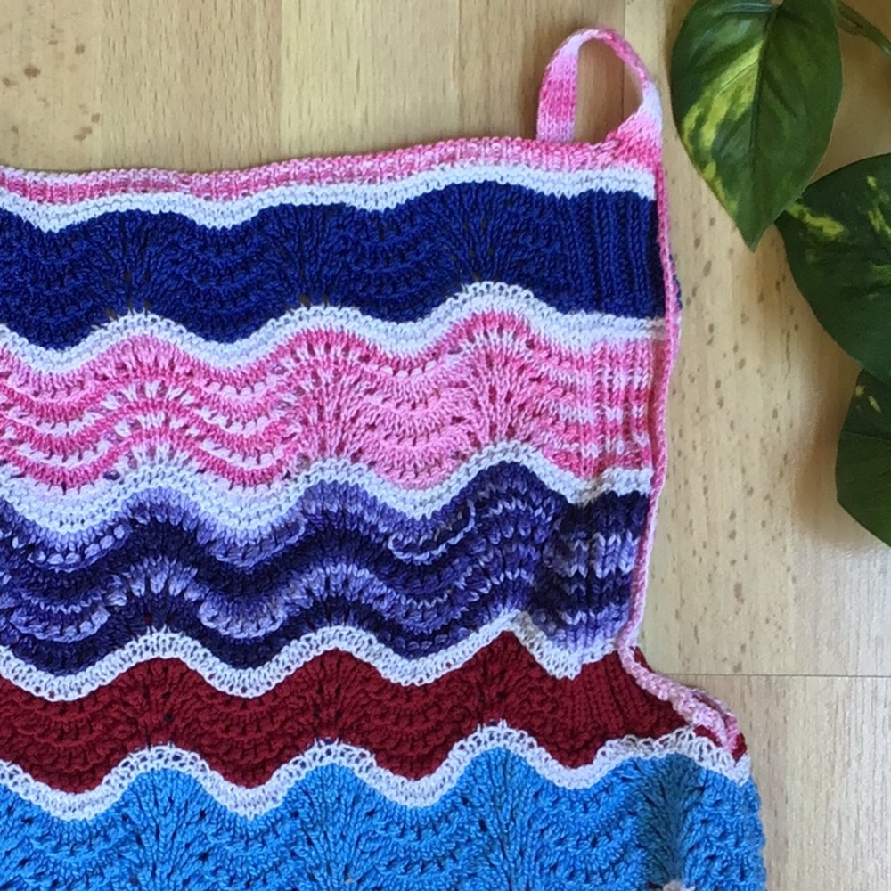 Colorful Crochet Tank Top - Picture 4 of 16